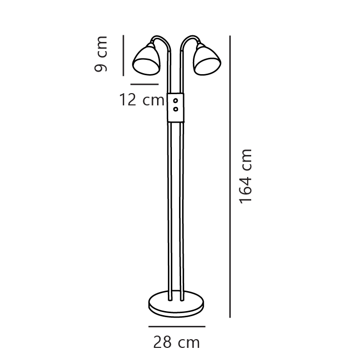 Lampa podłogowa RAY NO63224033 – Nordlux - obrazek 4