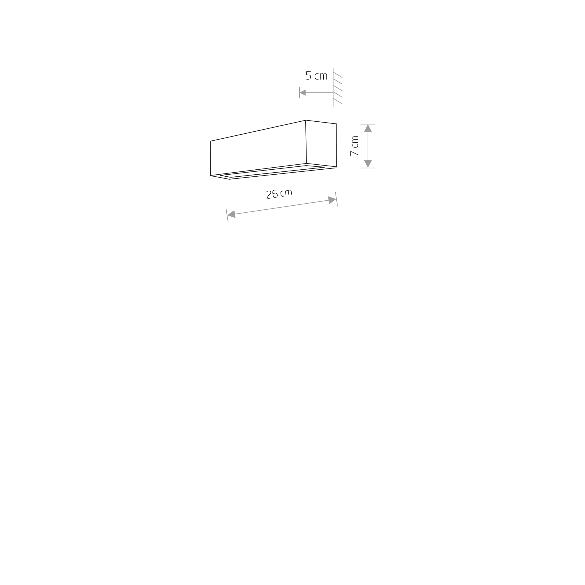 Kinkiet nowoczesny STRAIGHT WALL XS 6350 - Nowodvorski Lighting - obrazek 2