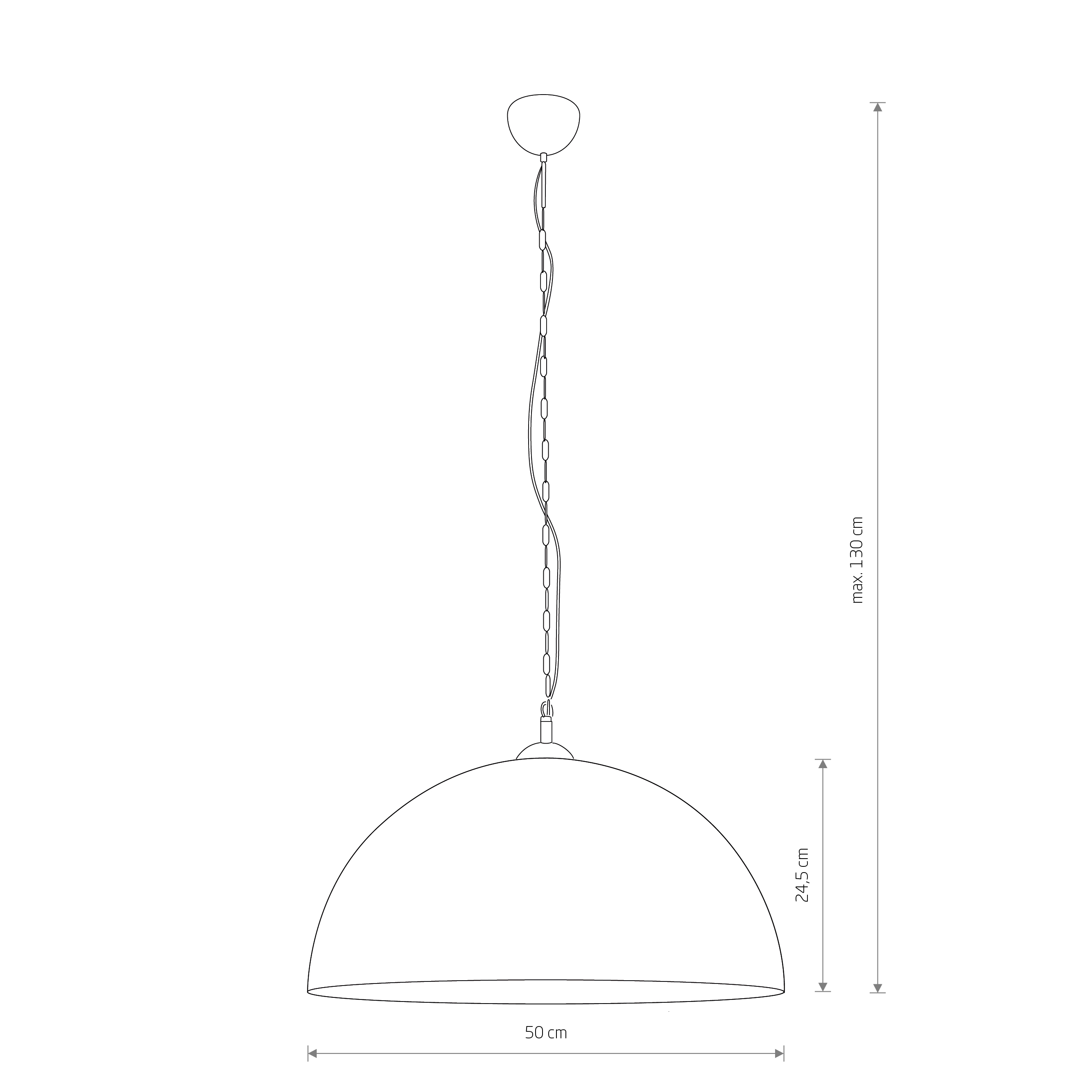 Lampa Hampton wisząca HEMISPHERE RUST L 6368 - Nowodvorski Lighting - obrazek 2
