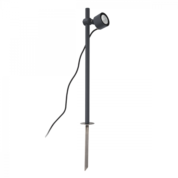 Reflektor ogrodowy wbijany przenośny MOSS 8W DIM 85cm czarny 6600BL - Norlys