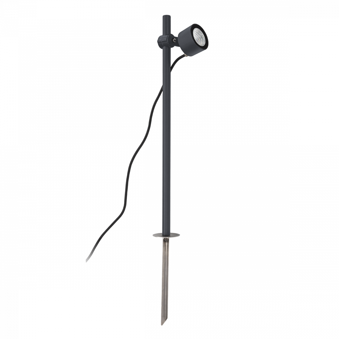 Reflektor ogrodowy wbijany przenośny MOSS 8W DIM 85cm czarny 6600BL - Norlys