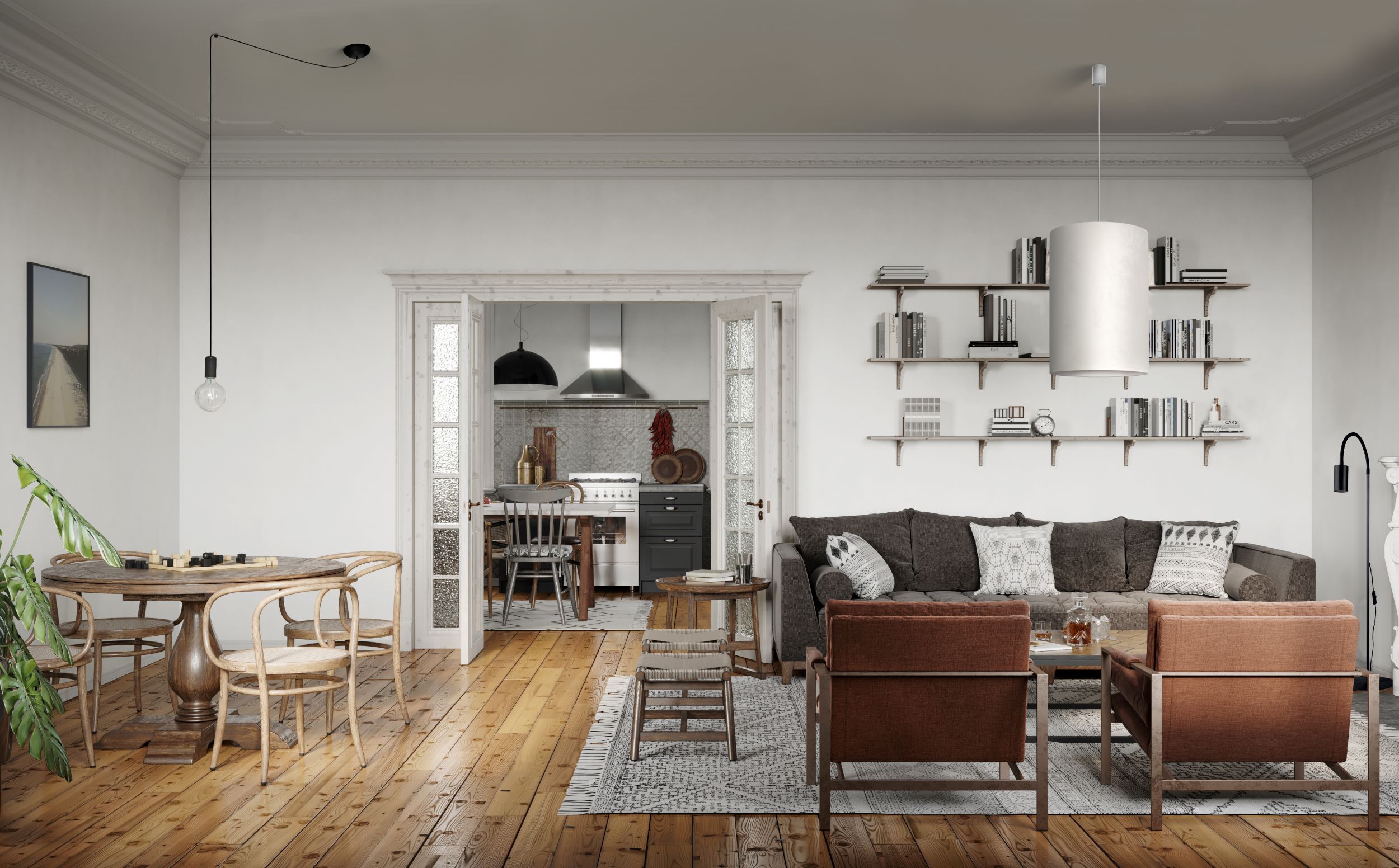 Lampa loft pająk wisząca SPIDER 6792 - Nowodvorski Lighting - obrazek 3