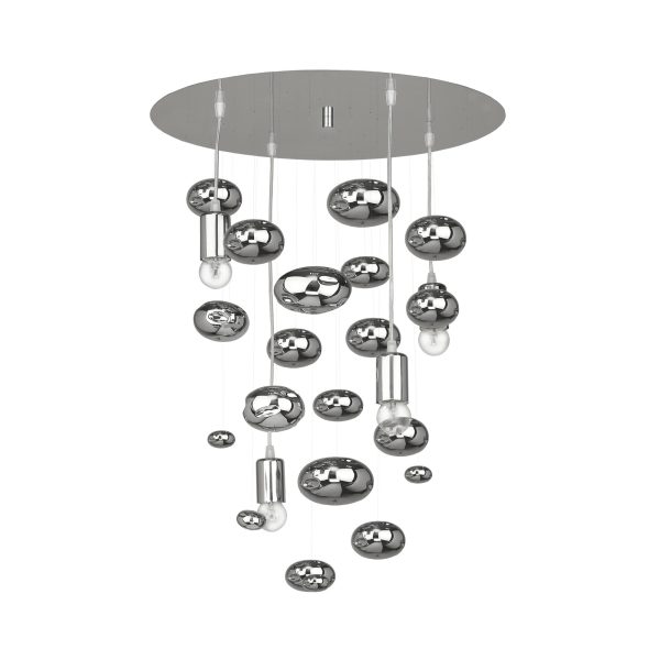 Lampa przysufitowa plafon SALVA G Chrom 6845 - Nowodvorski Lighting