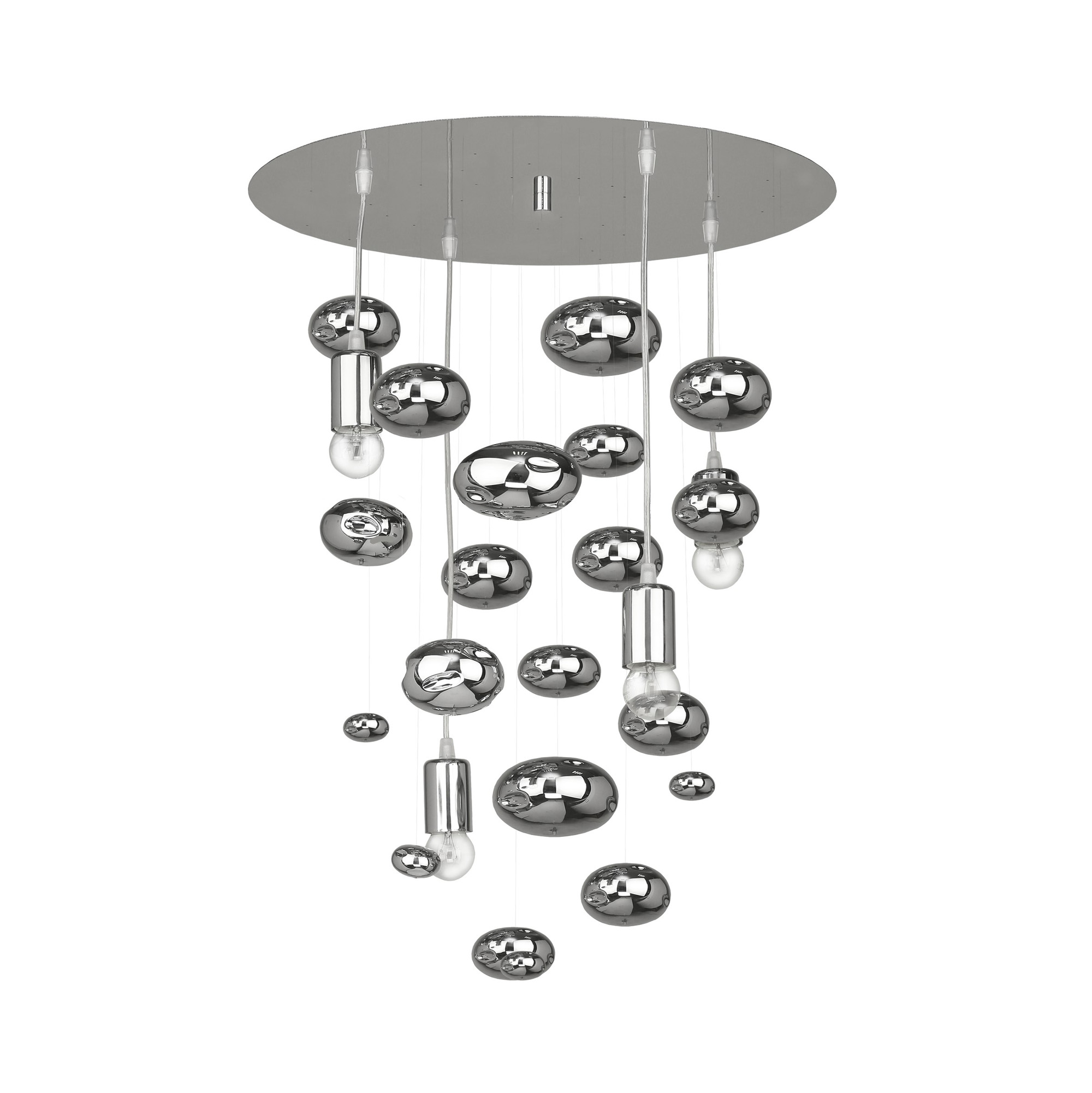 Lampa przysufitowa plafon SALVA G Chrom 6845 - Nowodvorski Lighting