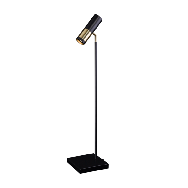 Lampa stołowa Kavos - Mosiądz polerowany-czarna (900 mm) 8376  - Antigo