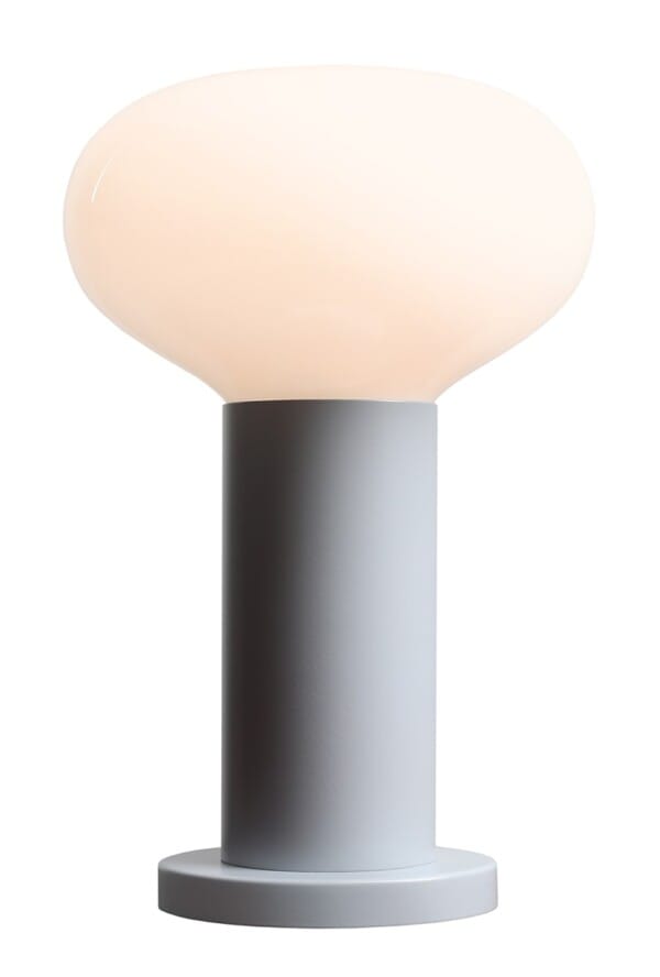Lampa stołowa FLO TABLE GREY S (opal glass) 7000B22_S - Aldex
