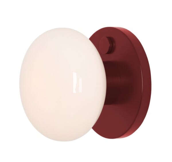 Kinkiet FLO WALL RUBY S (opal glass) 7000C27_S - Aldex