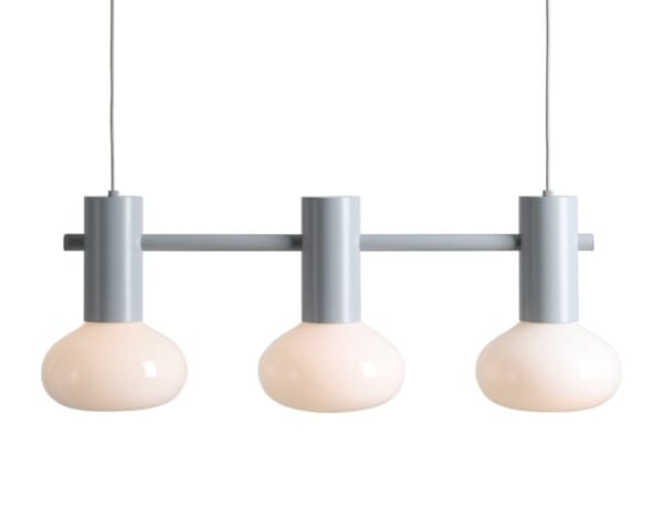 Lampa wisząca FLO 3 GREY S (opal glass) 7000E22_S - Aldex