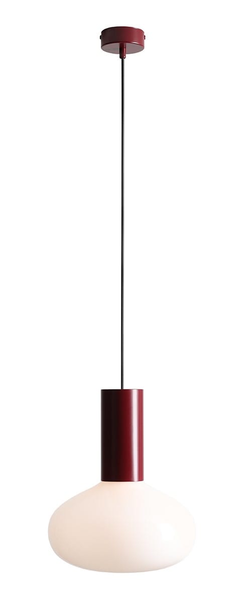 Lampa wisząca FLO RUBY M (opal glass) 7000G27_M - Aldex