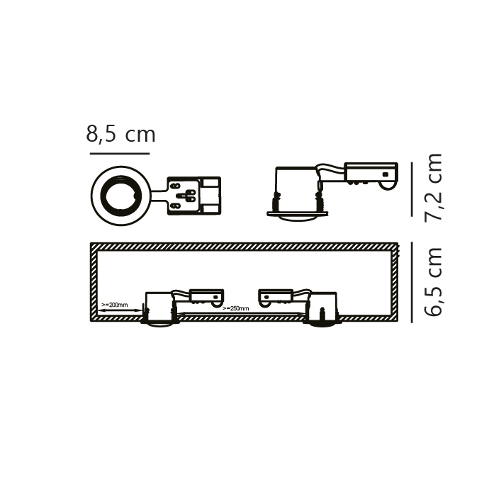 Oprawa wpuszczana okrągła MIXIT PRO NO71810132 – Nordlux - obrazek 3
