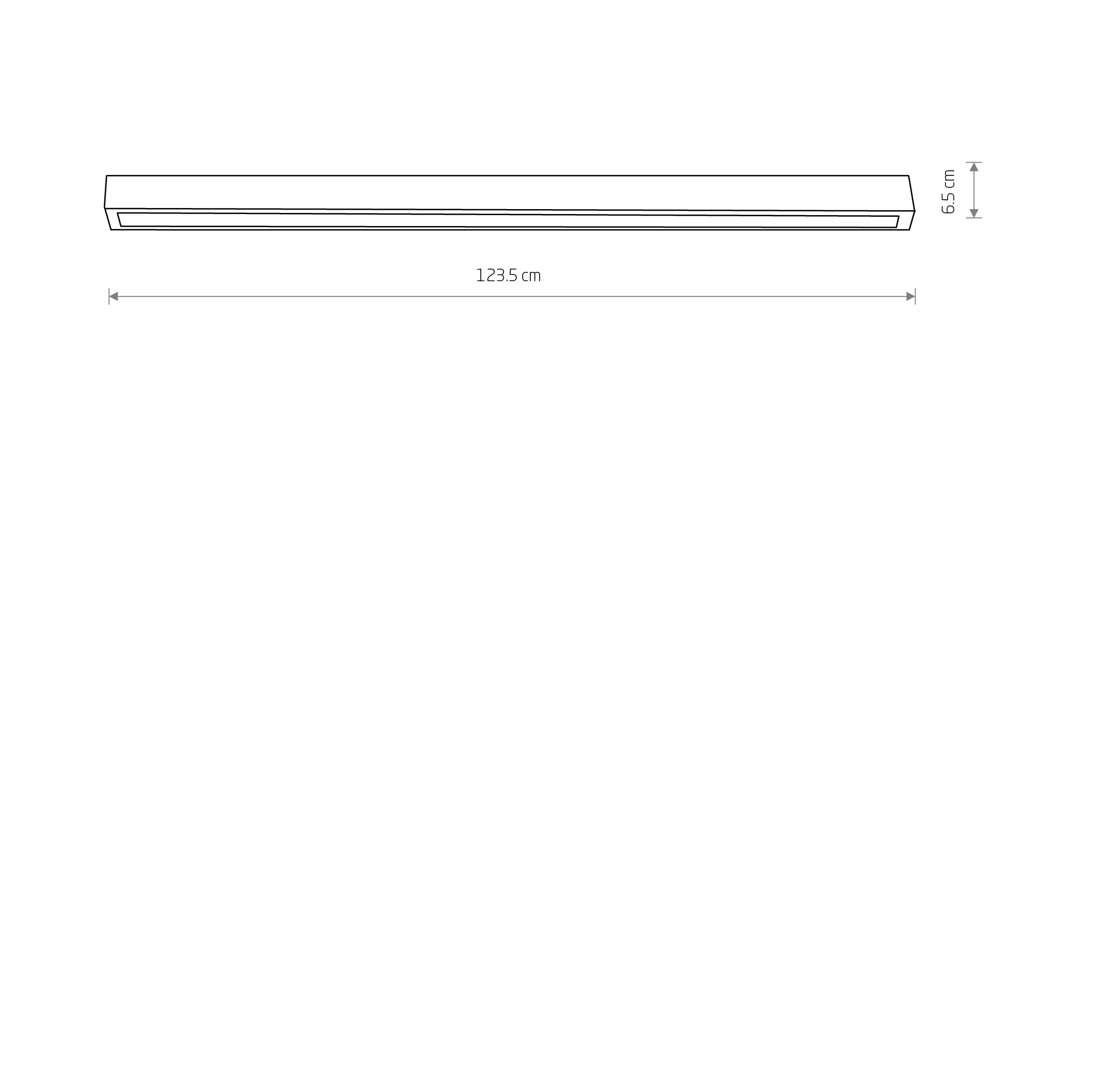 Lampa sufitowa STRAIGHT CEILING LED L 7551 - Nowodvorski Lighting - obrazek 2