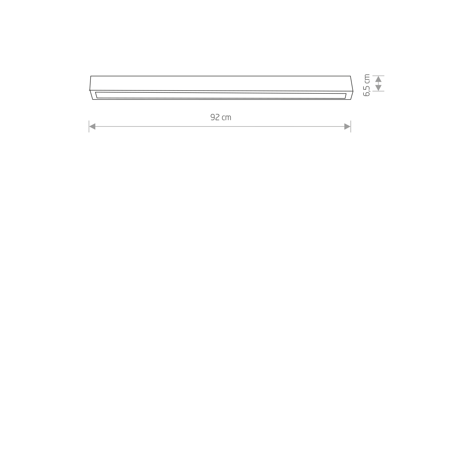 Lampa sufitowa STRAIGHT CEILING LED M 7558 - Nowodvorski Lighting - obrazek 2