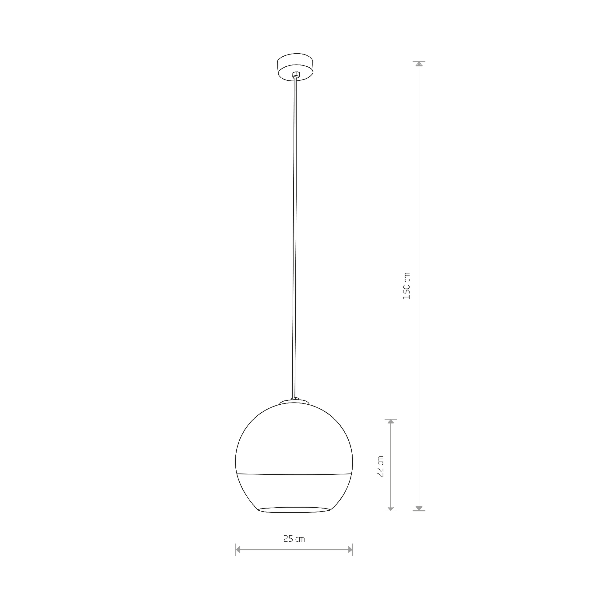 Lampa wisząca nowoczesna GLOBE PLUS M 7606 - Nowodvorski Lighting - obrazek 2