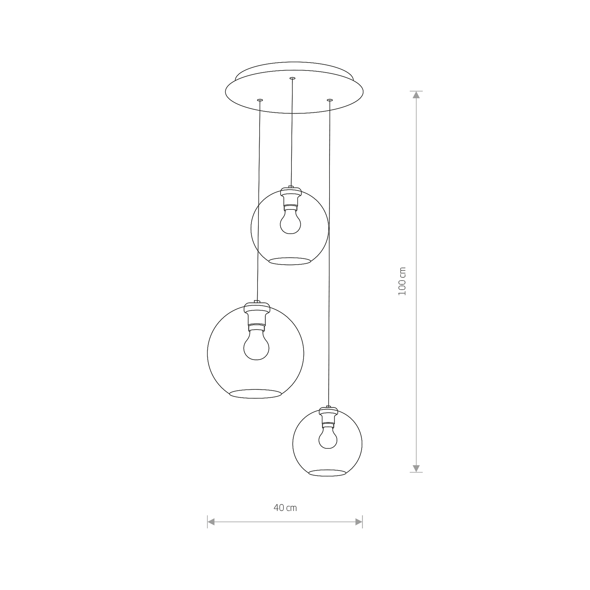 Lampa wisząca VETRO Dymiony 7641 - Nowodvorski Lighting - obrazek 3
