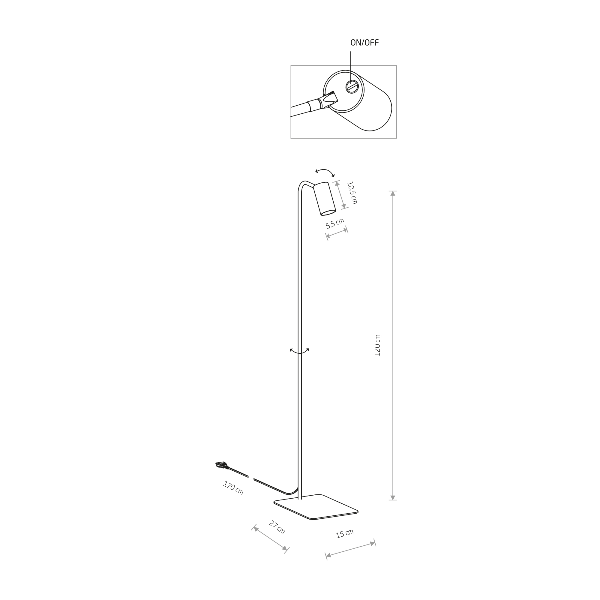 Lampa podłogowa MONO 7704 - Nowodvorski Lighting - obrazek 2