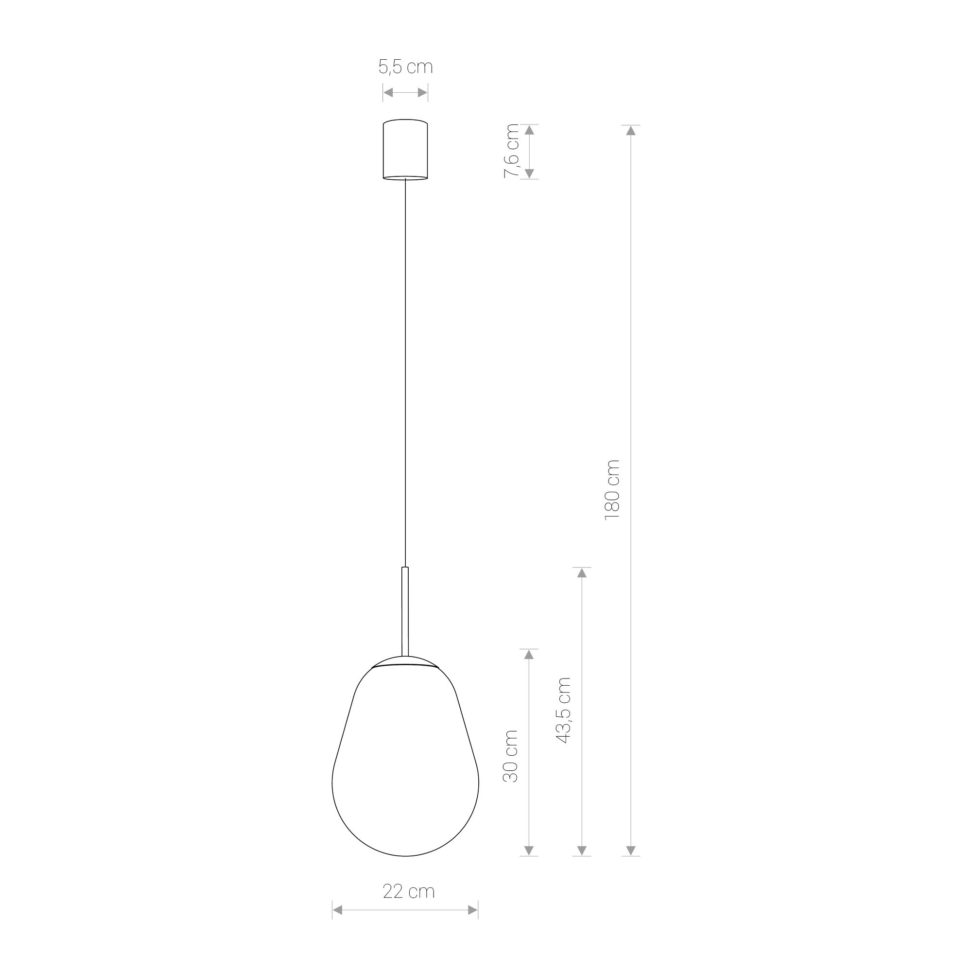 Lampa wisząca nowoczesna PEAR S 7800 - Nowodvorski Lighting - obrazek 6