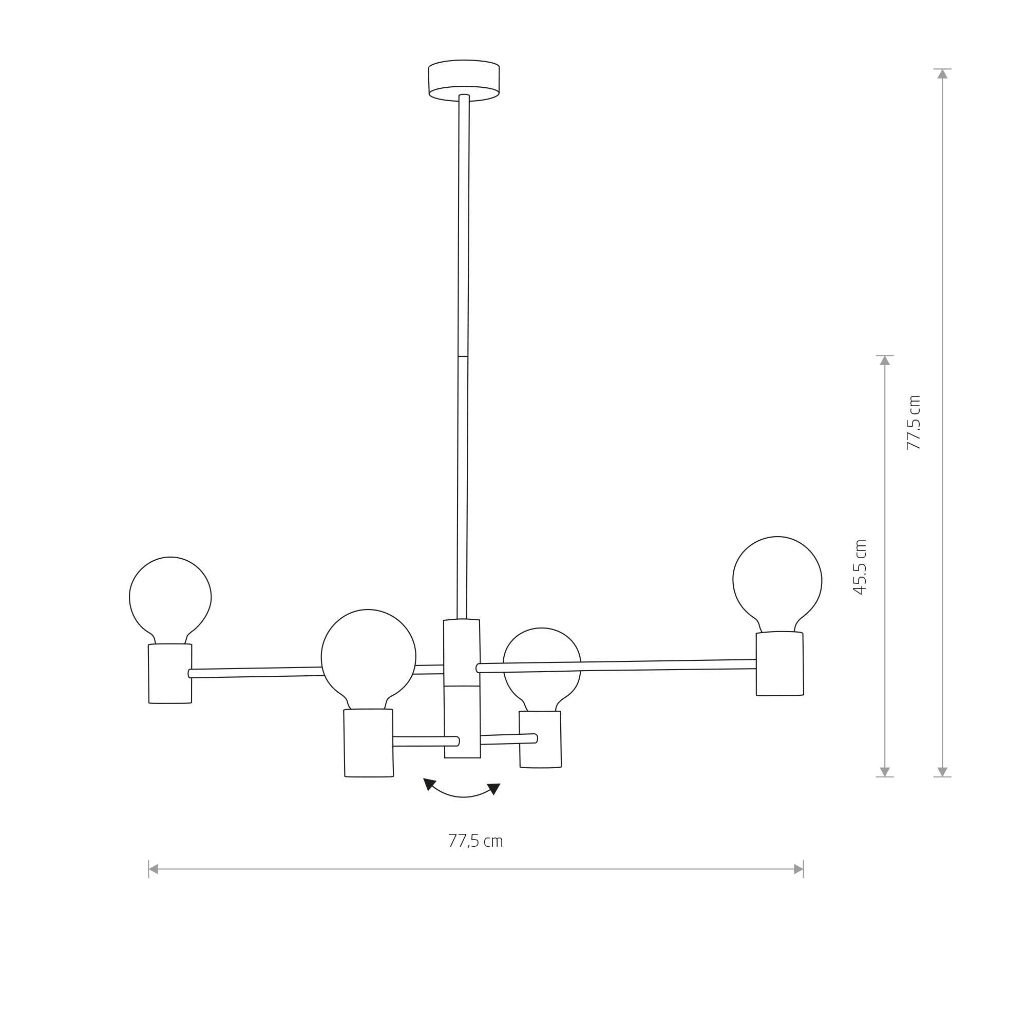 Lampa wisząca RADIUS 7931 - Nowodvorski Lighting - obrazek 4
