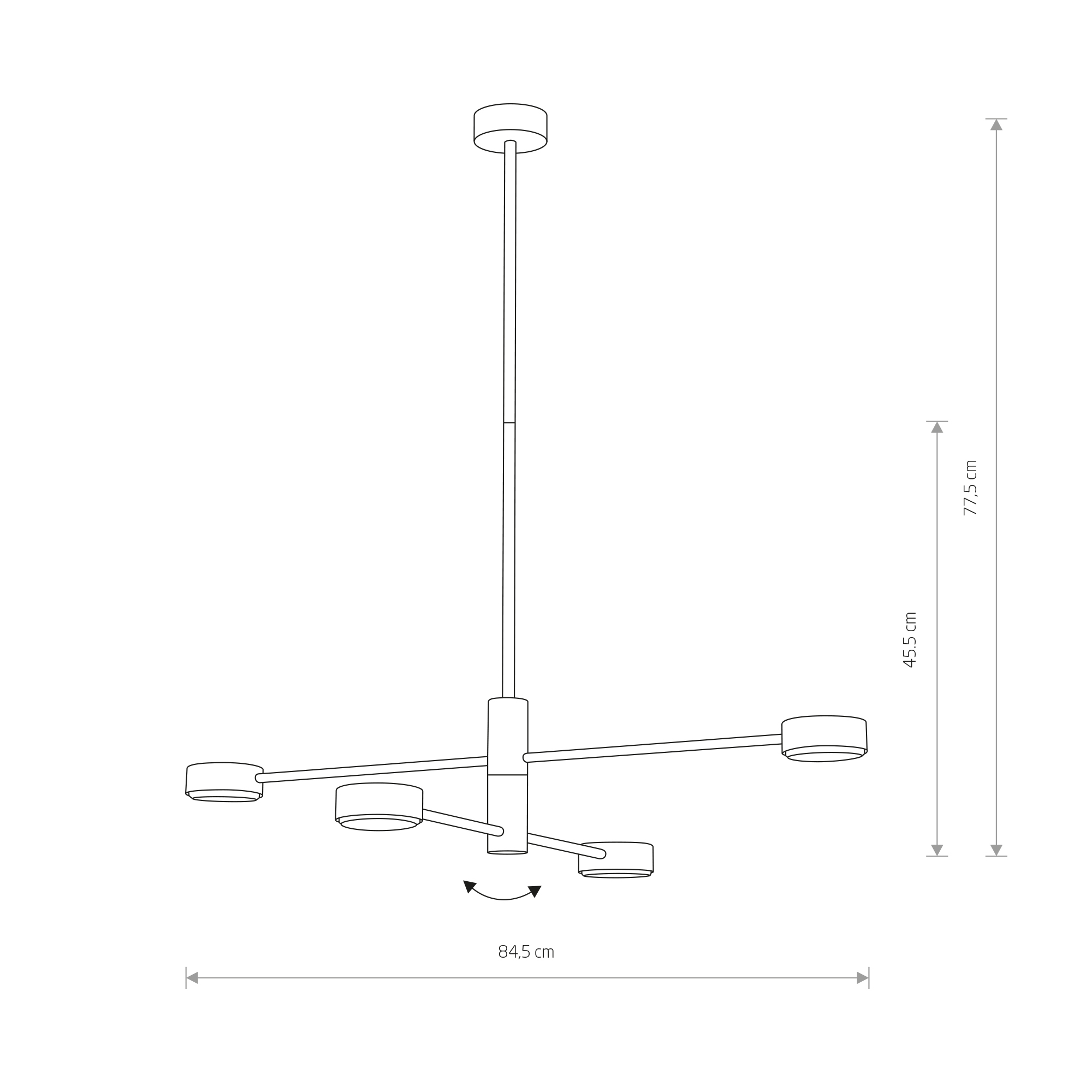 Lampa stylowa wisząca ORBIT 7945 - Nowodvorski Lighting - obrazek 5