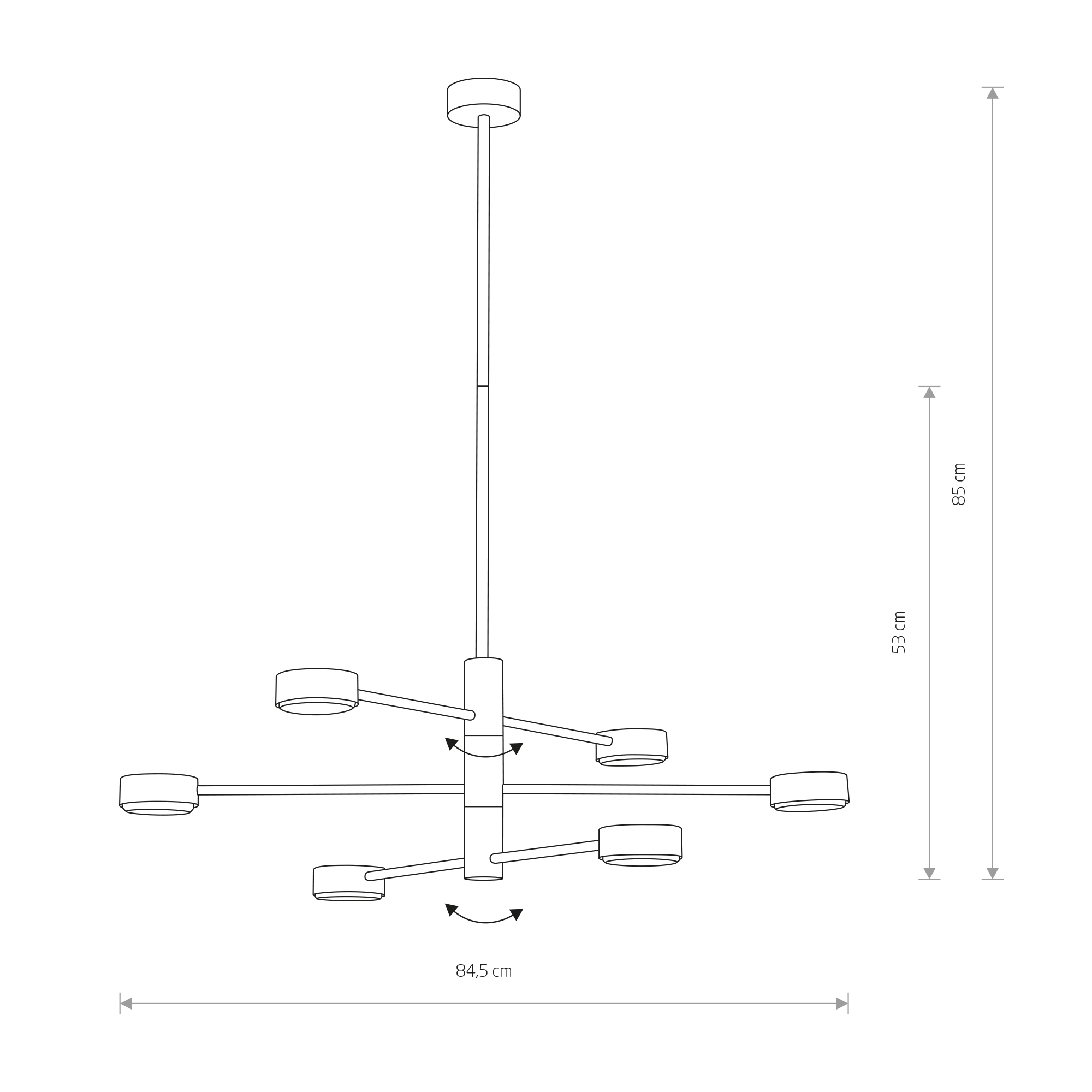 Lampa wisząca ORBIT Czarny 7946 - Nowodvorski Lighting - obrazek 5