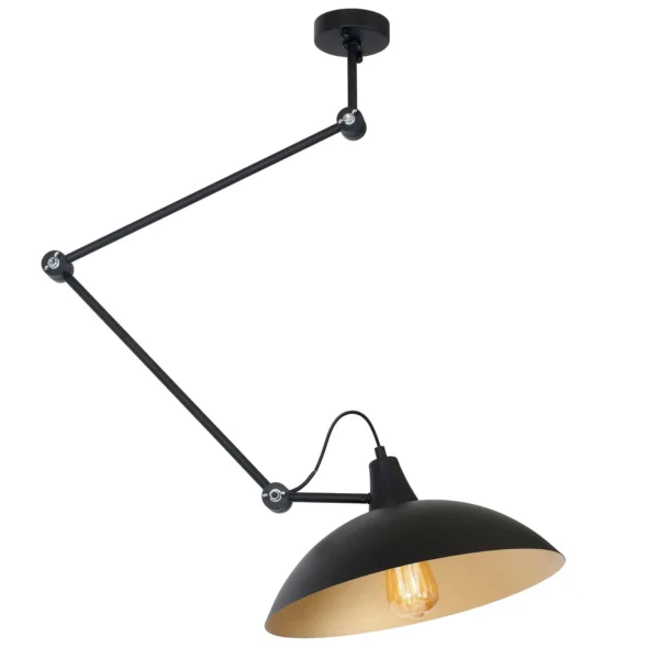 Plafon industrialny MELOS BLACK GOLD 808PL_G1_Z - Aldex