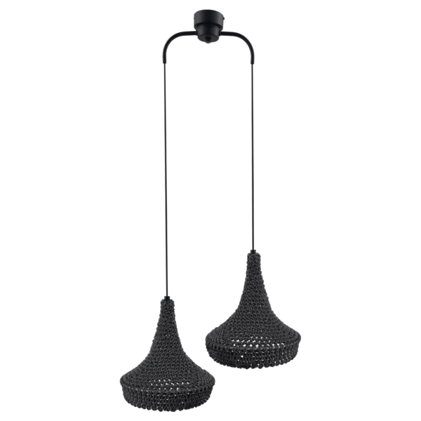 Lampa wisząca Mahaka 2 - Szara (500 mm) 5182  - Antigo