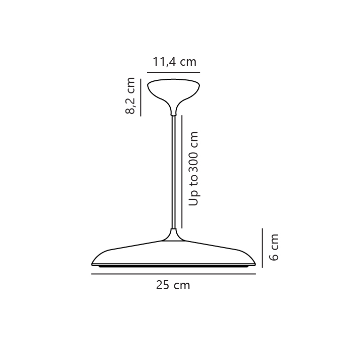 Lampa skandynawska wisząca szara ARTIST 25 83083010 - Design For The People - obrazek 3