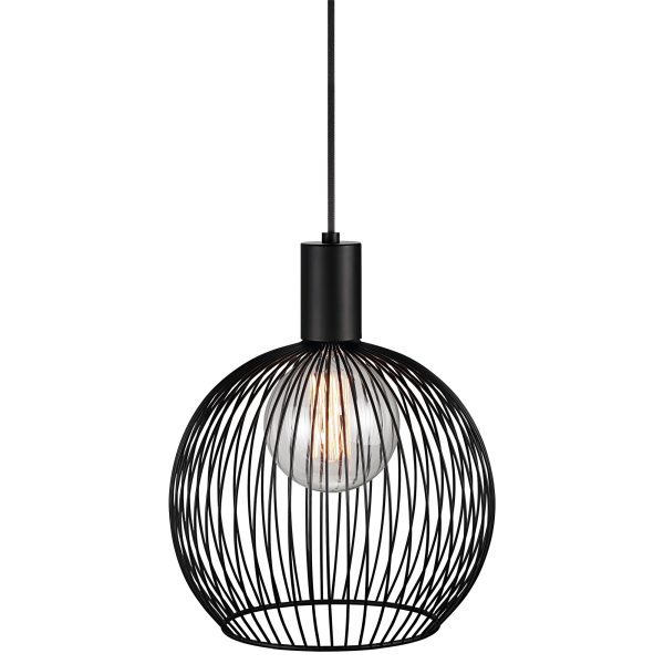 Lampa loft wisząca czarna AVER 30 84243003 - Design For The People