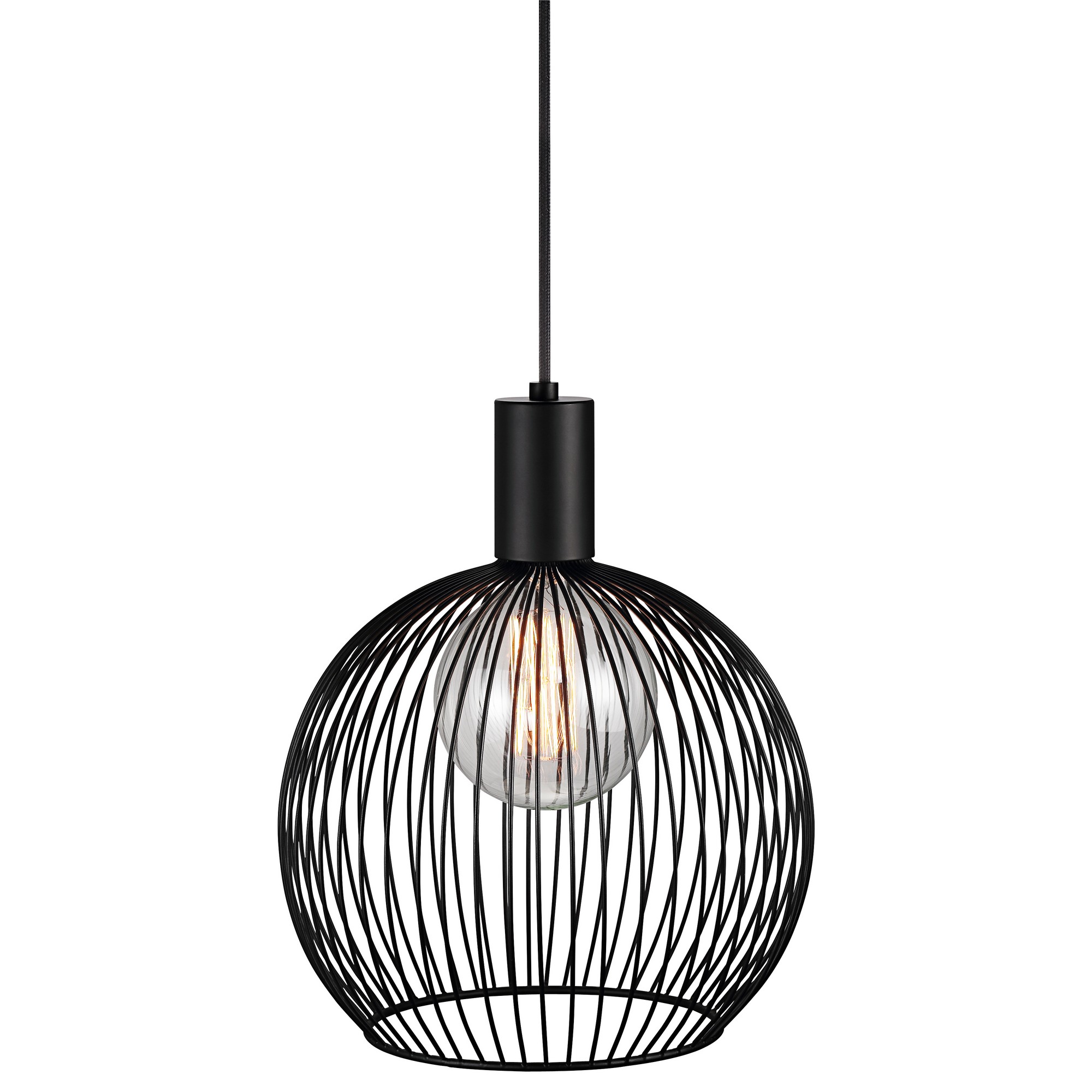 Lampa loft wisząca czarna AVER 30 84243003 - Design For The People