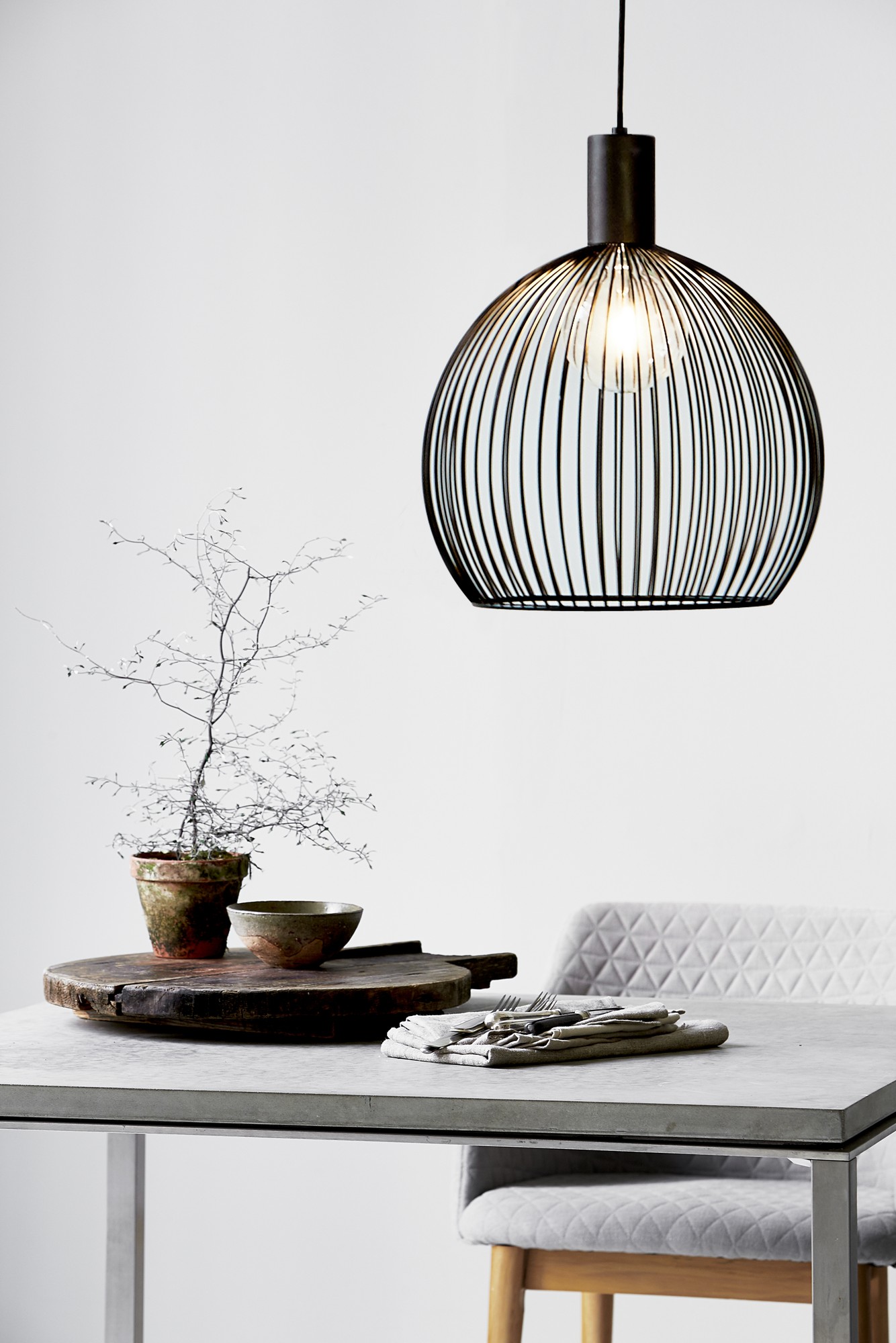 Lampa loft wisząca czarna AVER 40 84253003 - Design For The People - obrazek 2