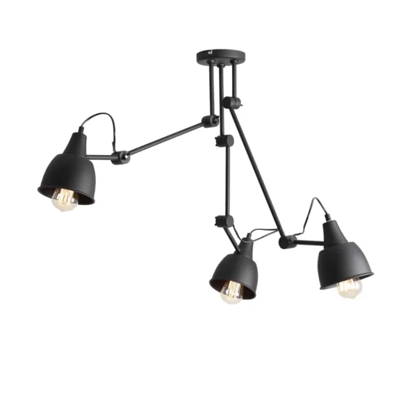 Plafon regulowany loftowy AIDA 3 BLACK 842PL_E - Aldex