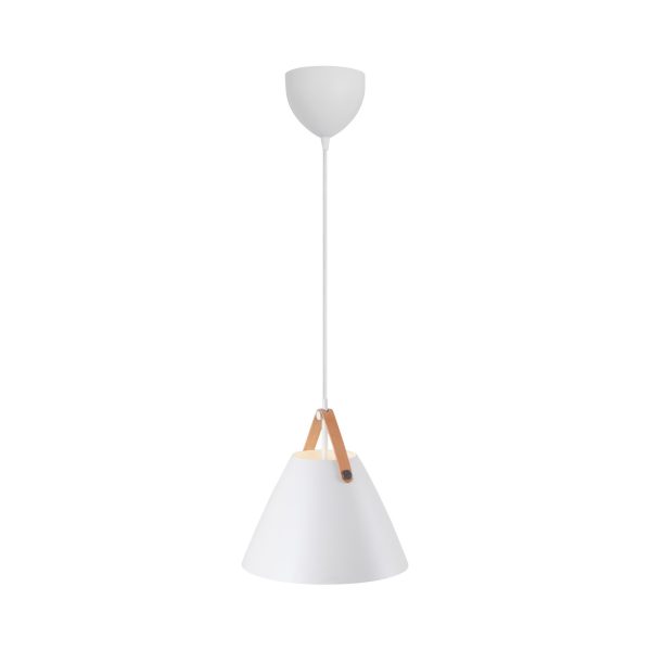 Lampa skandynawska wisząca biała STRAP 27 84333001 - Design For The People