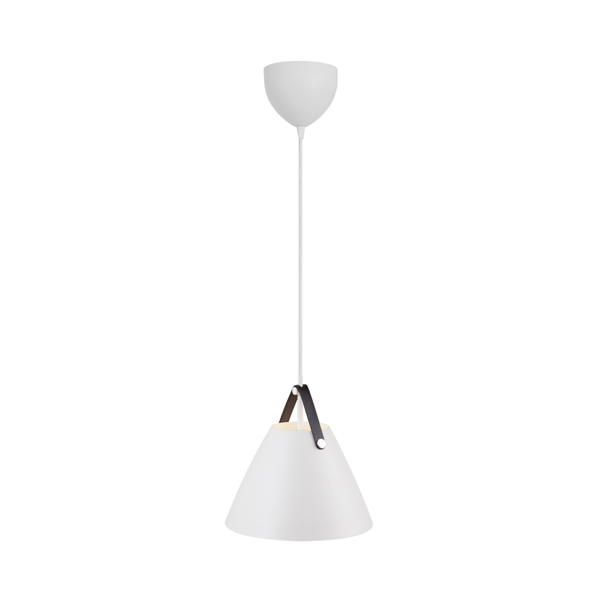 Lampa skandynawska wisząca biała STRAP 27 84333001 - Design For The People - obrazek 3