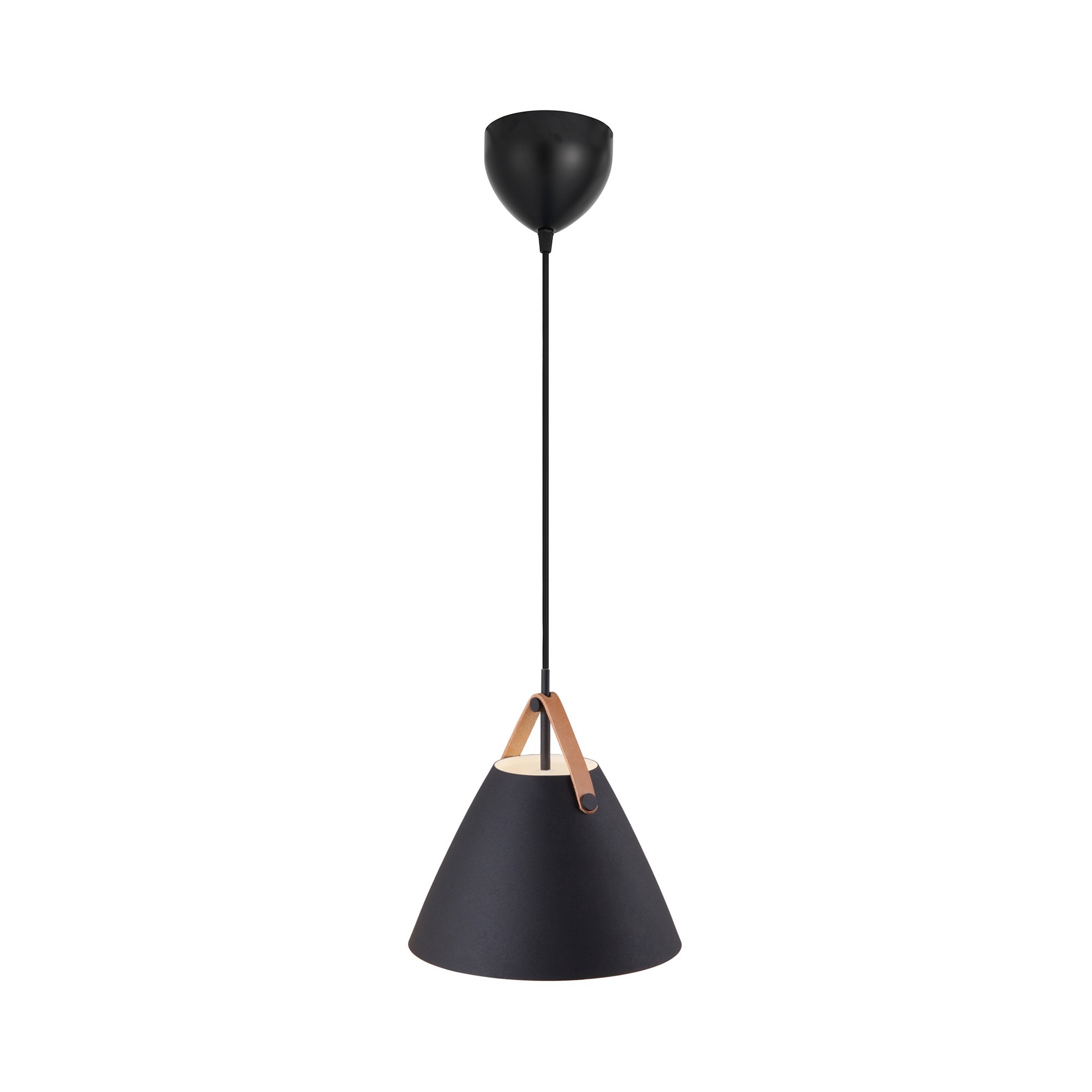 Lampa skandynawska wisząca czarna STRAP 27 84333003 - Design For The People - obrazek 3
