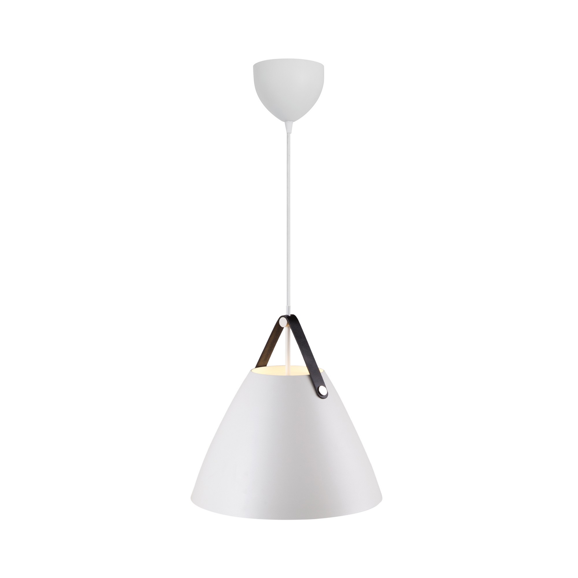 Lampa skandynawska wisząca biała STRAP 36 84343001 - Design For The People - obrazek 2