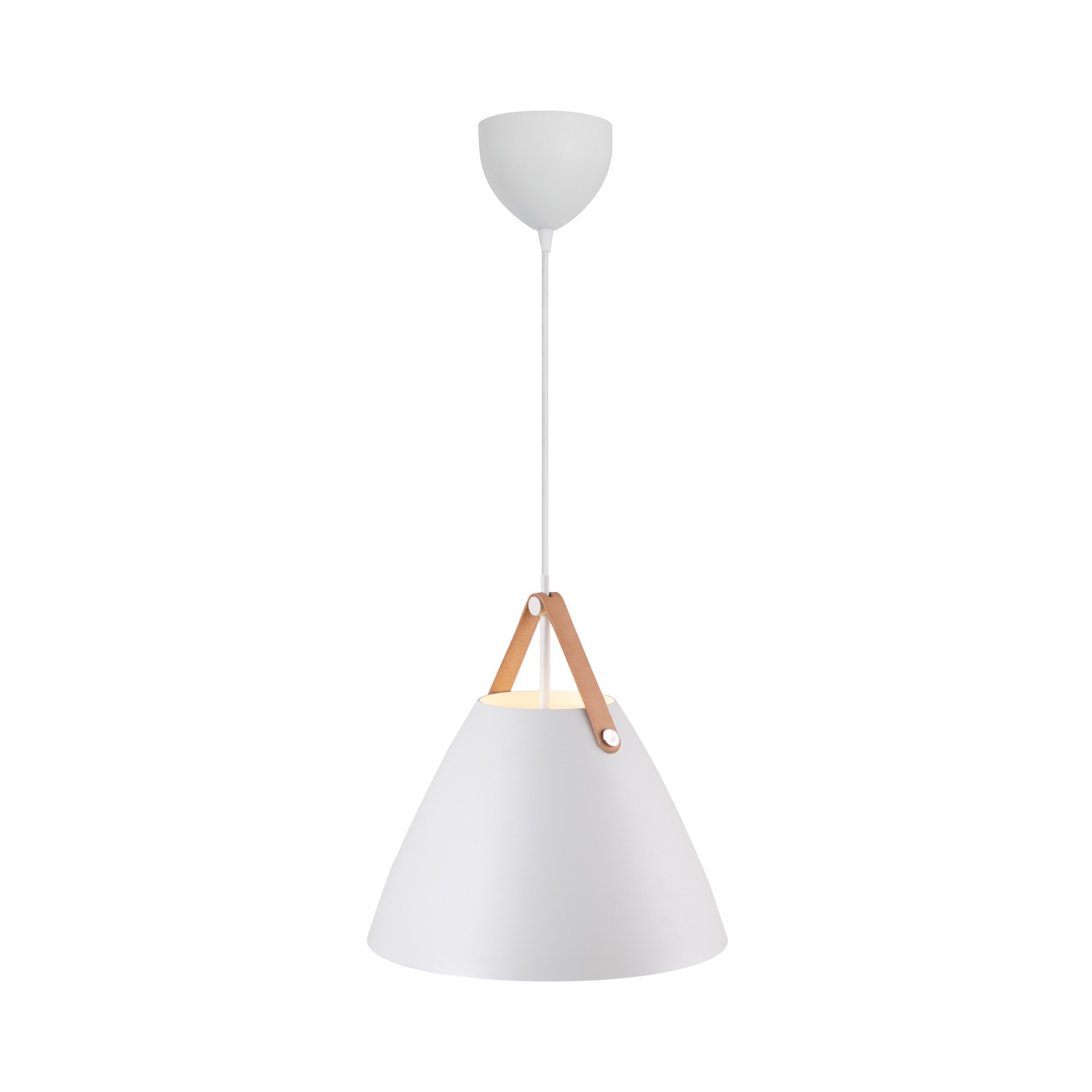 Lampa skandynawska wisząca biała STRAP 36 84343001 - Design For The People - obrazek 4