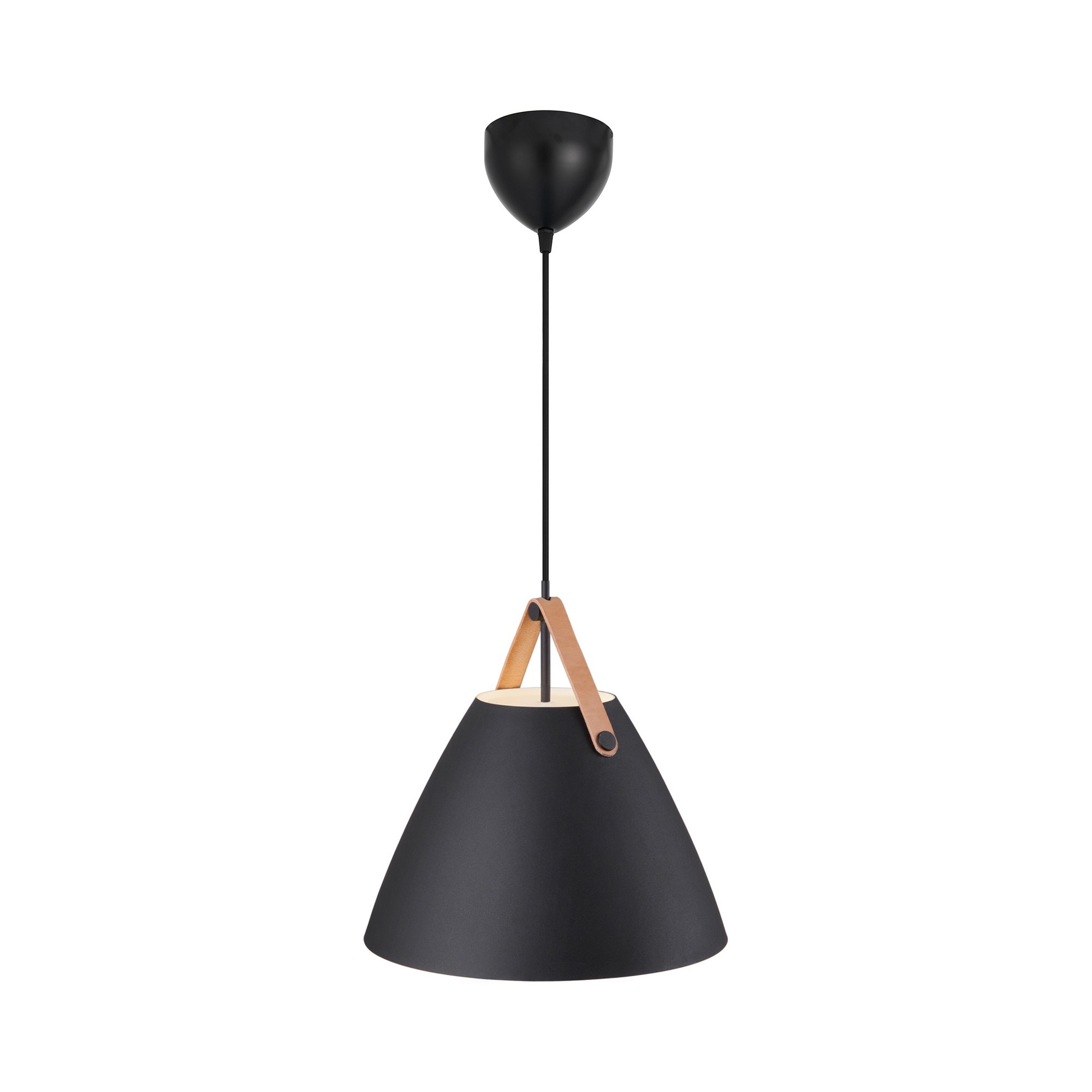 Lampa wisząca skandynawska czarna STRAP 36 84343003 - Design For The People - obrazek 6