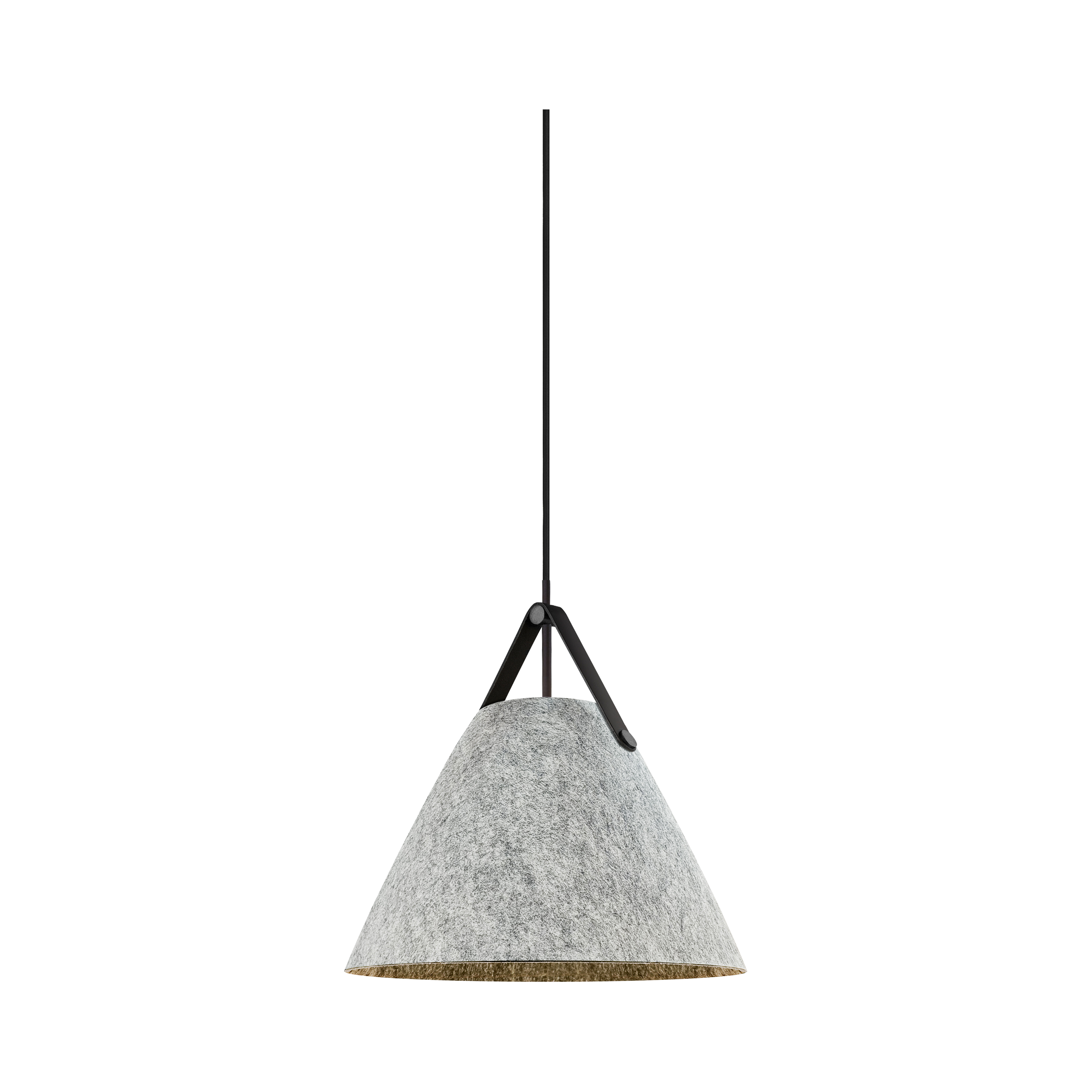 Lampa wisząca jasnoszara Strap NO84343010 - Design for The People