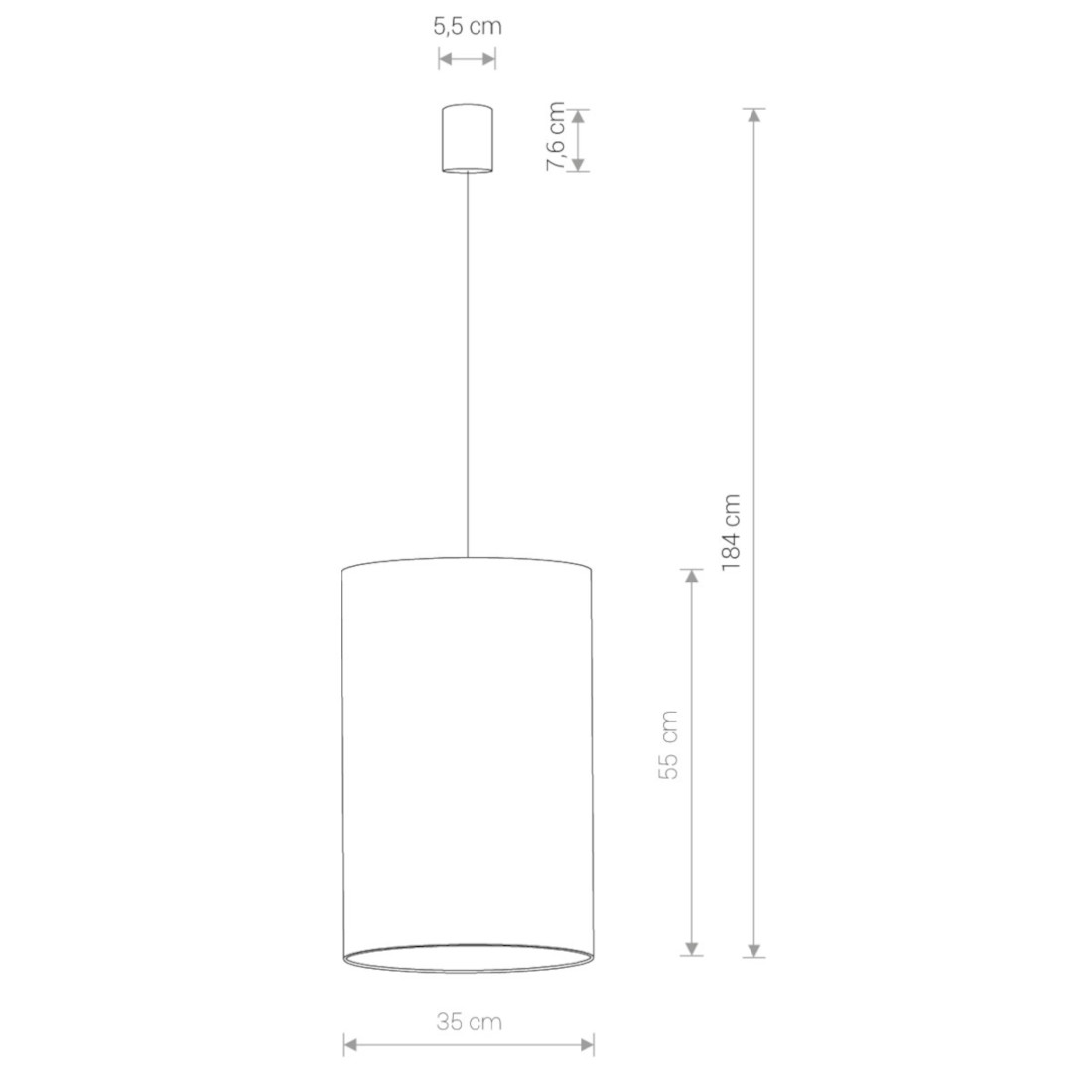 Lampa wisząca nowoczesna BARREL L 8444 - Nowodvorski Lighting - obrazek 2