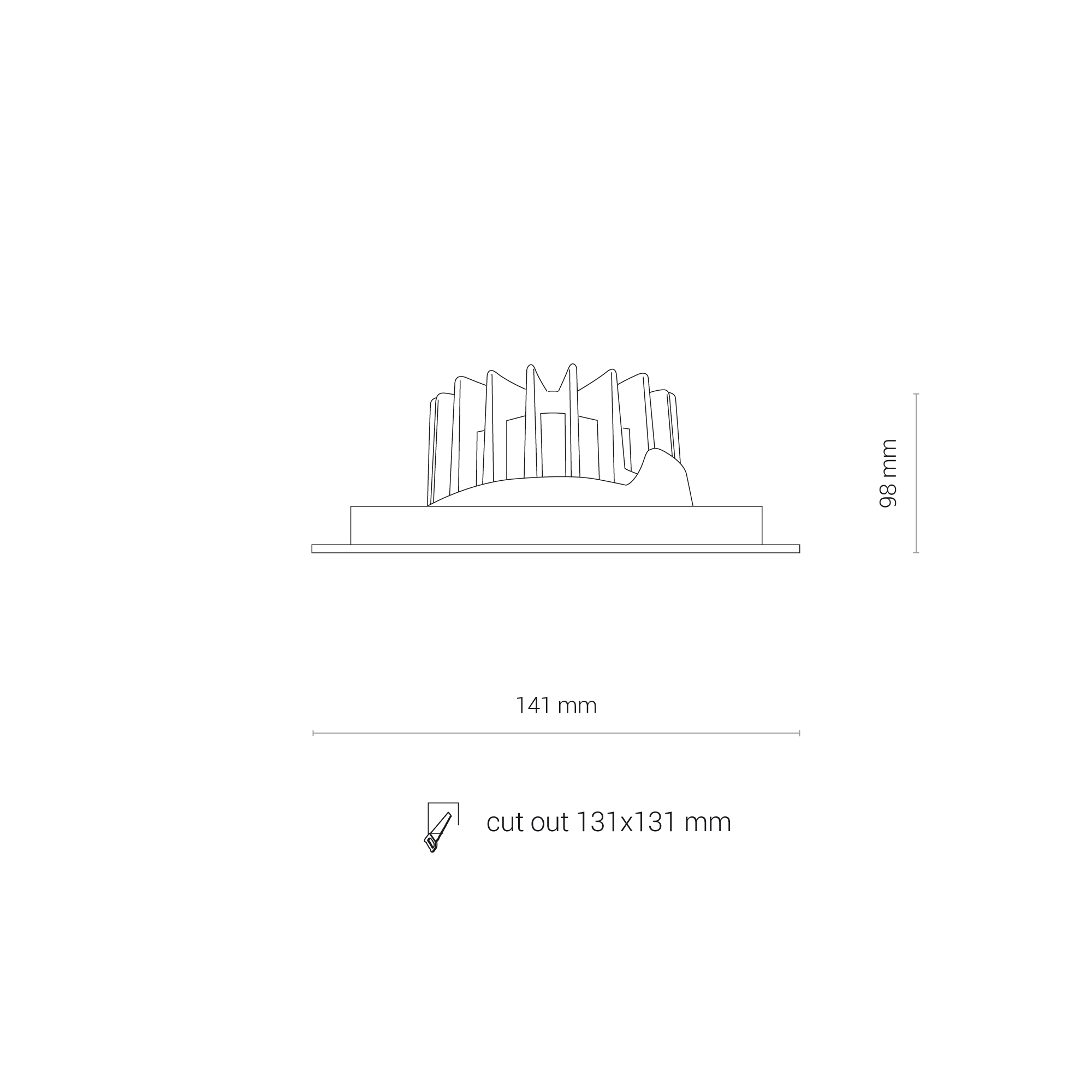 Lampa wpuszczana CL DIA LED 18W 3000K 8722 - Nowodvorski Lighting - obrazek 8