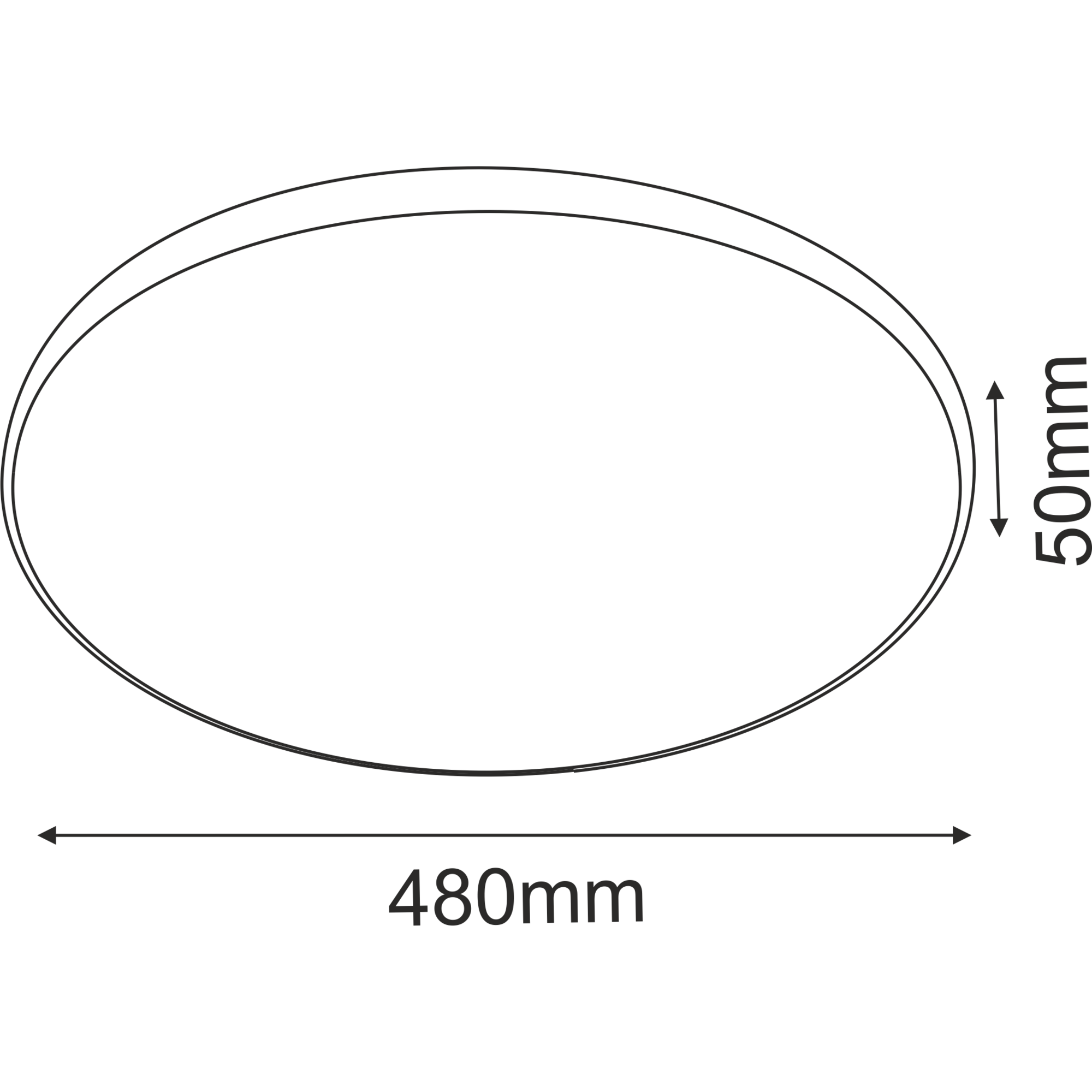 Plafon Ika 48 - Biały-czarny IP54 4000K 1067 - Antigo - obrazek 2