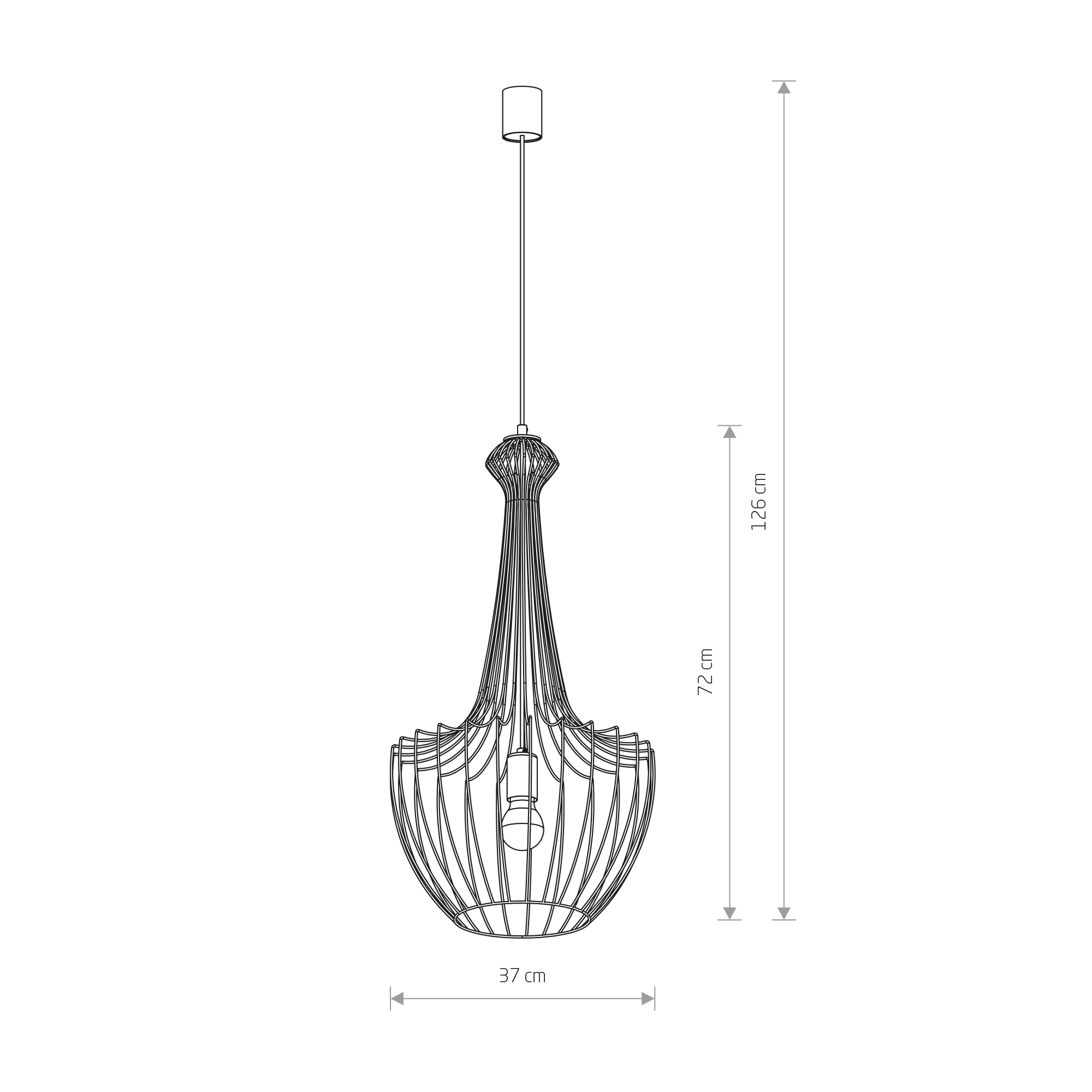 Lampa loft wisząca LUKSOR S 8851 - Nowodvorski Lighting - obrazek 4