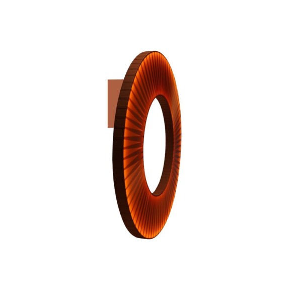 Kinkiet NEXO K czerwona terakota 4000K 4052 - Antigo
