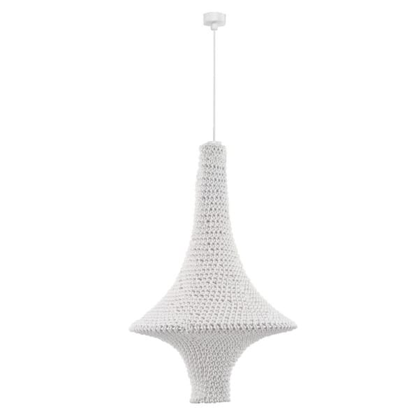 Lampa wisząca Alda L - Biała (500 mm) 5116 - Antigo