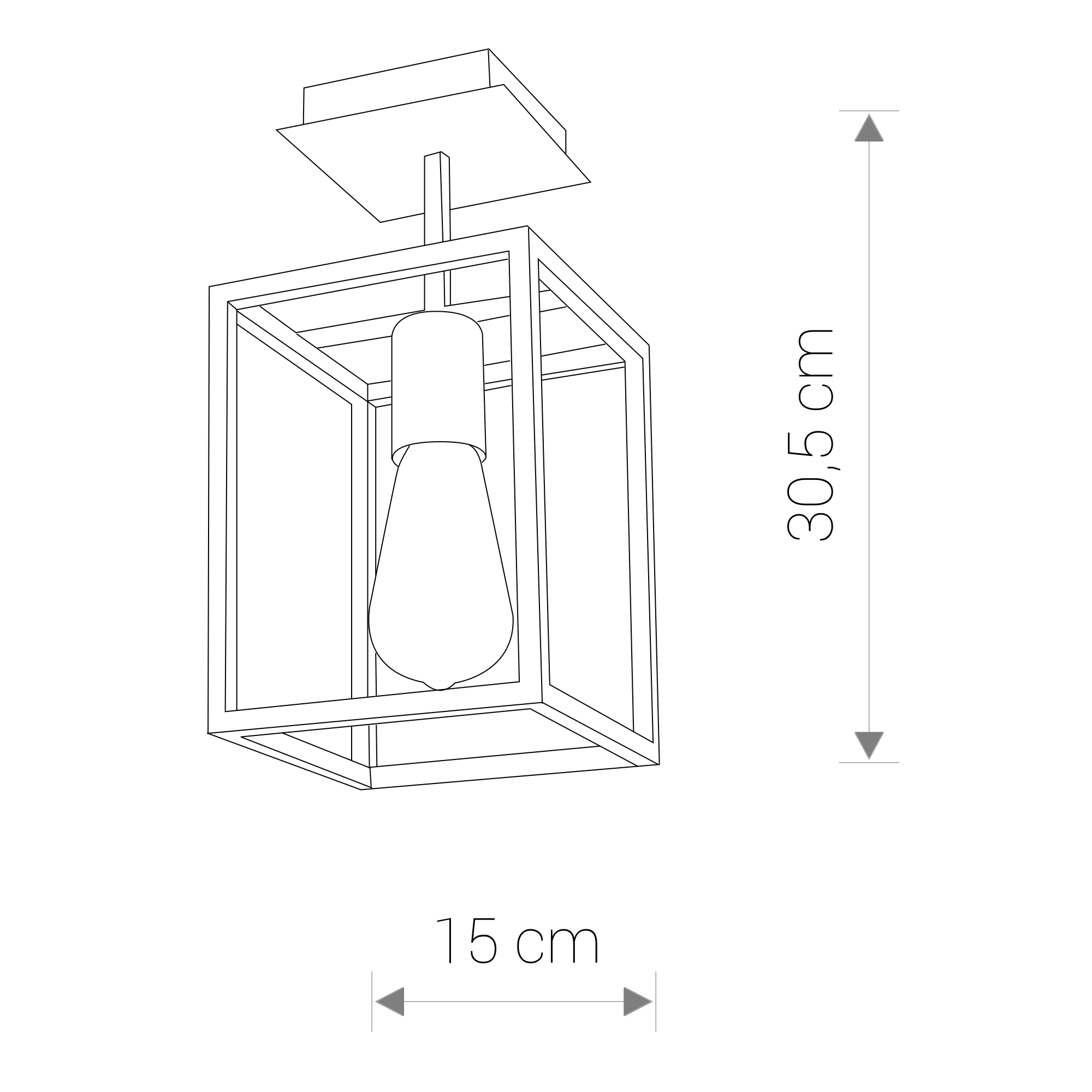 Lampa sufitowa loft CRATE 9045 - Nowodvorski Lighting - obrazek 2