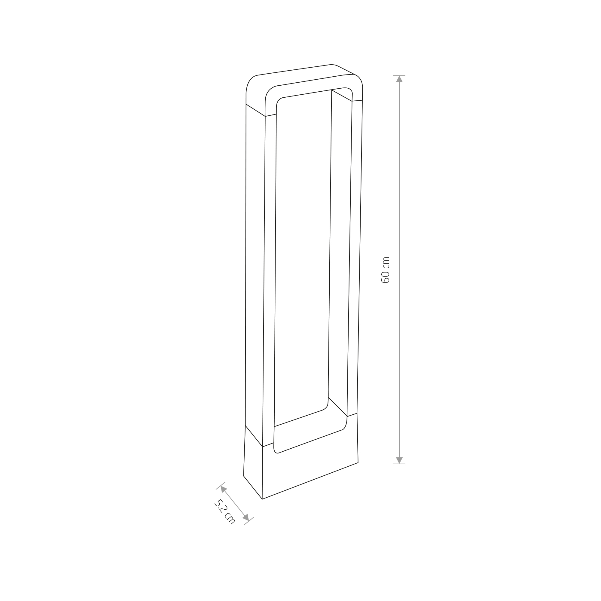 Lampa ogrodowa THIKA LED 9118 - Nowodvorski Lighting - obrazek 2
