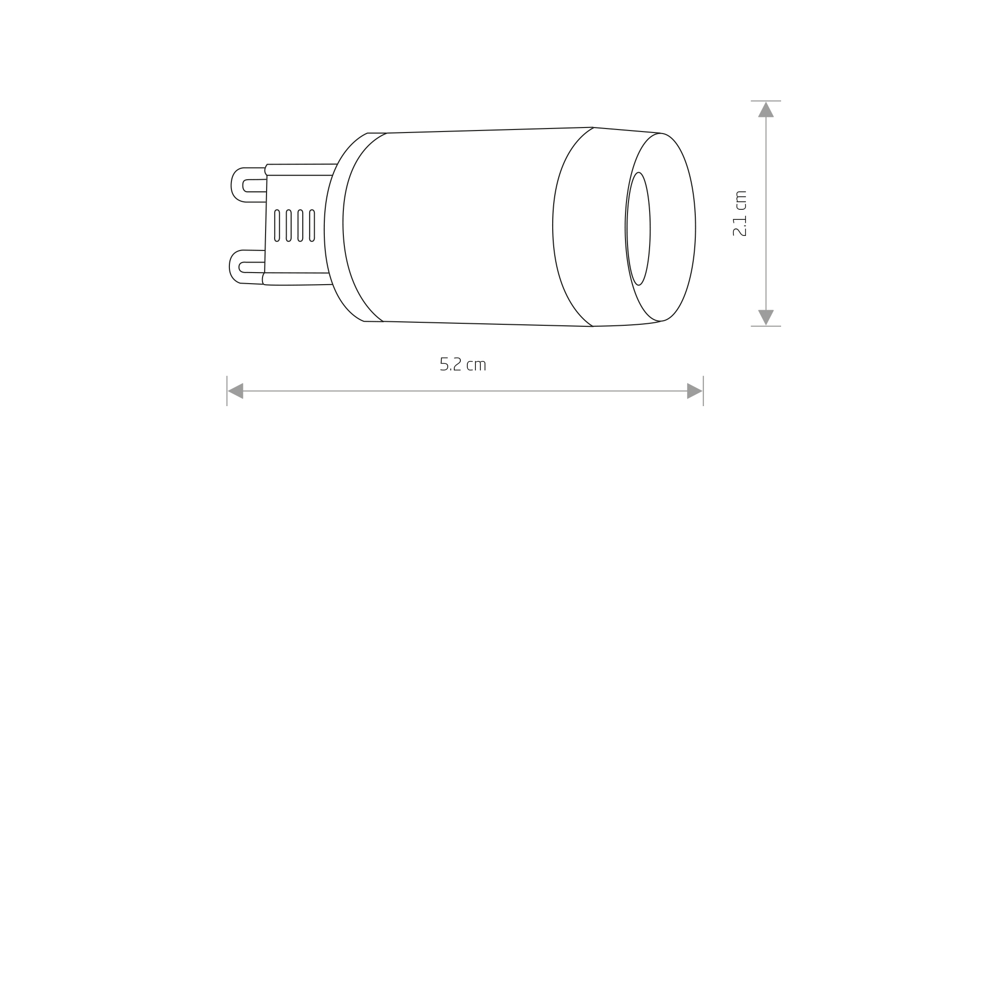 Żarówka BULB G9 LED LENS 3W 3000K 9173 - Nowodvorski Lighting - obrazek 2