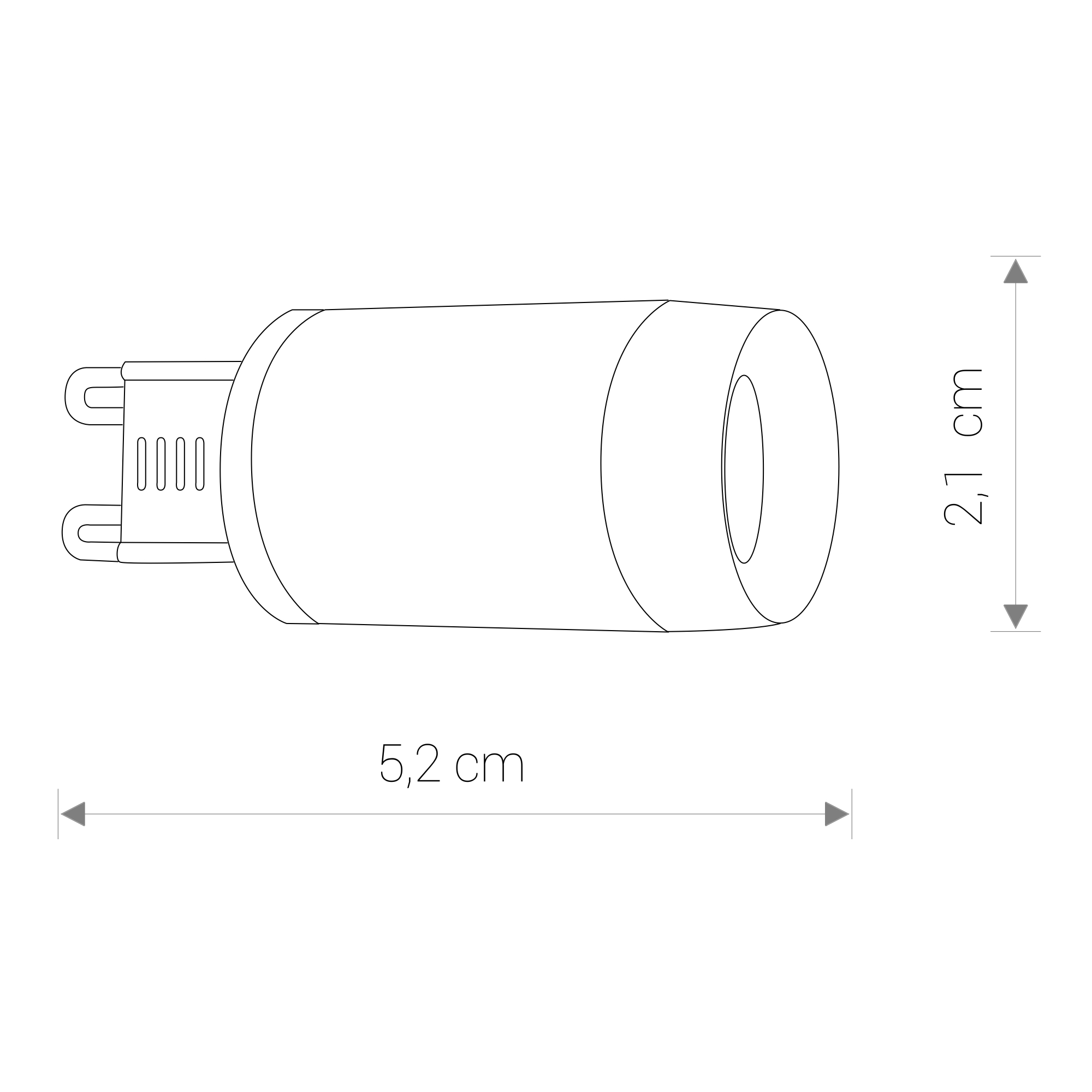 Żarówka BULB G9 LED LENS 3W 3000K 9173 - Nowodvorski Lighting - obrazek 3
