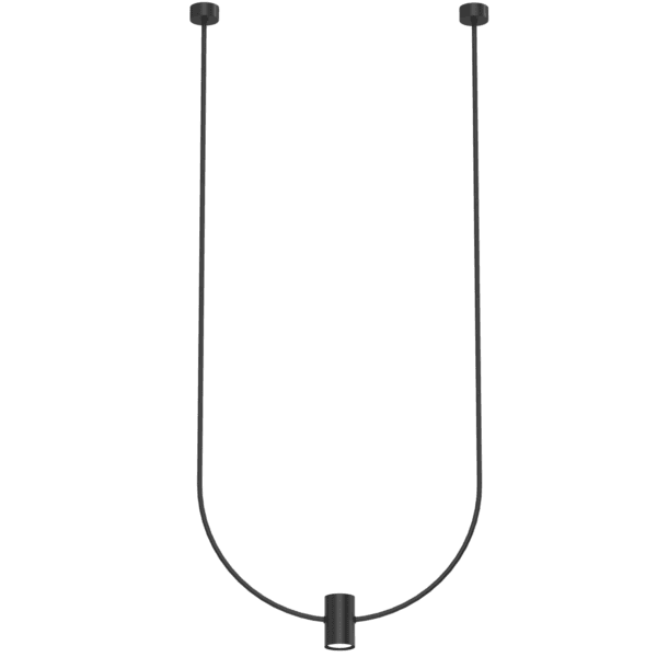 Lampa wisząca no. C - Czarna (580 mm) 5086 - Antigo