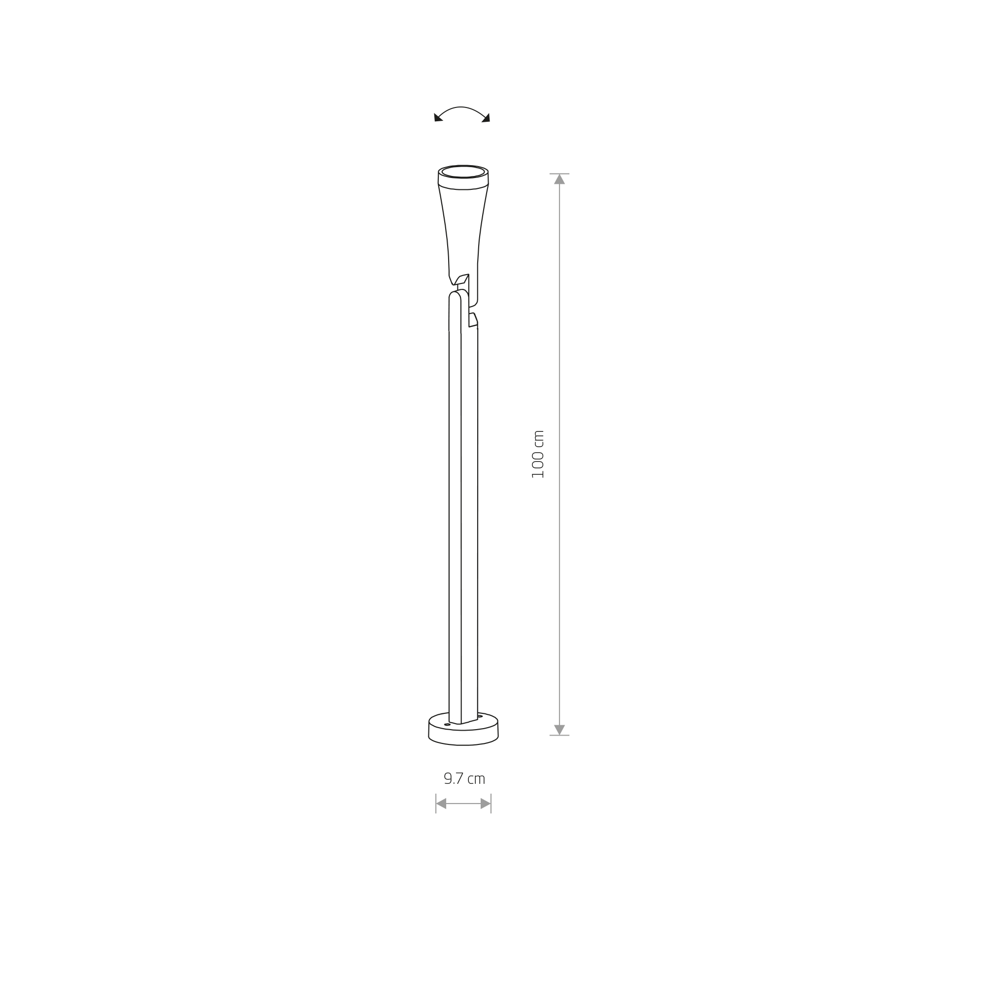 Lampa ogrodowa OTTAWA 9563 - Nowodvorski Lighting - obrazek 2
