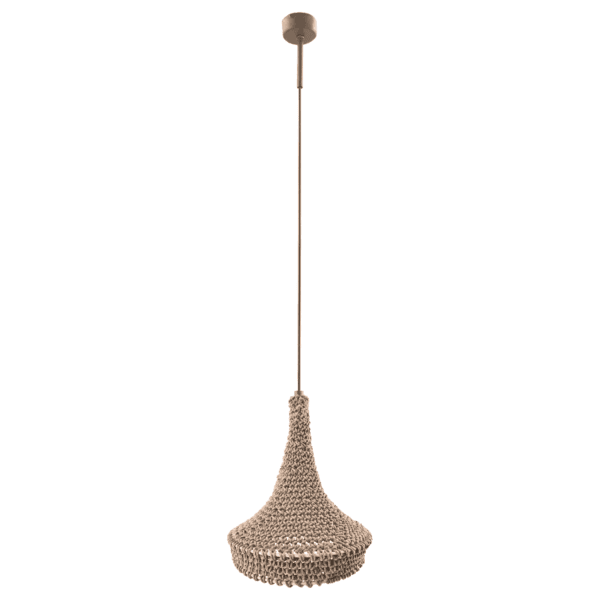 Lampa wisząca Mahaka 1 - Beżowa (260 mm) 5178 - Antigo